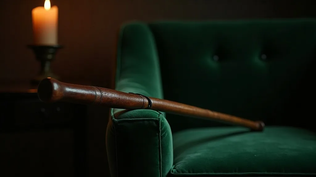 cravache de cuir posée sur l'accoudoir d'une chaise longue de velours a Strasbourg